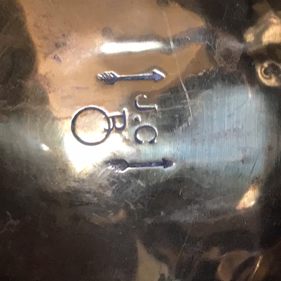 J.C. Brass  gooseneck footed tea pot - Picture 7 of 7